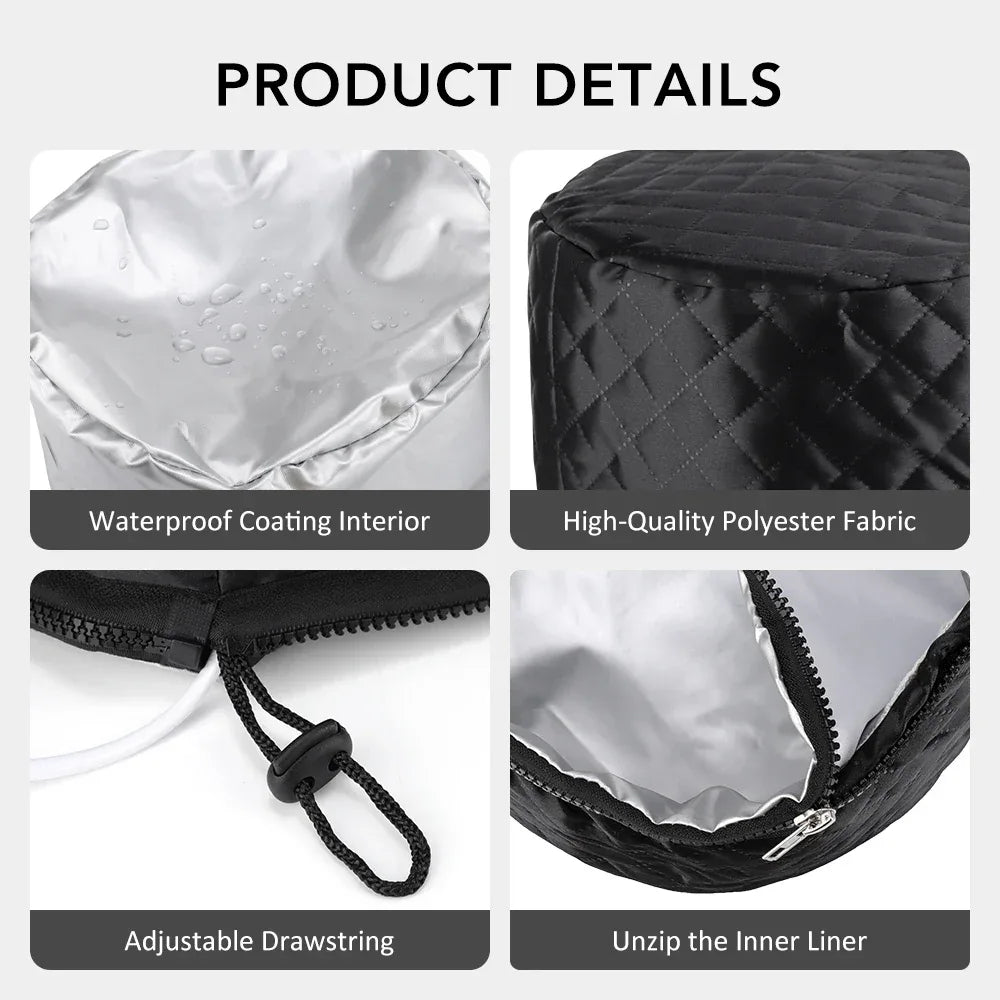 Hair Steamer Cap Electric Hair Heating Cap Thermal Treatment Hat Self-heating SPA Cap Nourishing Hair Home Spa Salon Tool﻿ - Luvia