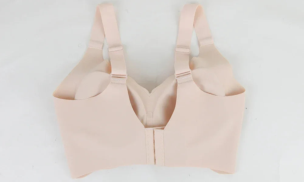 Womens Seam-free Wireless Wave Bras Full Coverage Push Up No Underwire Bra Supportive Bralettes for Everyday - Luvia