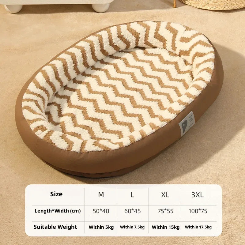 Orthopedic Memory Foam Dog Bed Machine Washable Removable Cover Supportive Mattress for Small Medium Large Dogs Cats Pets - Luvia