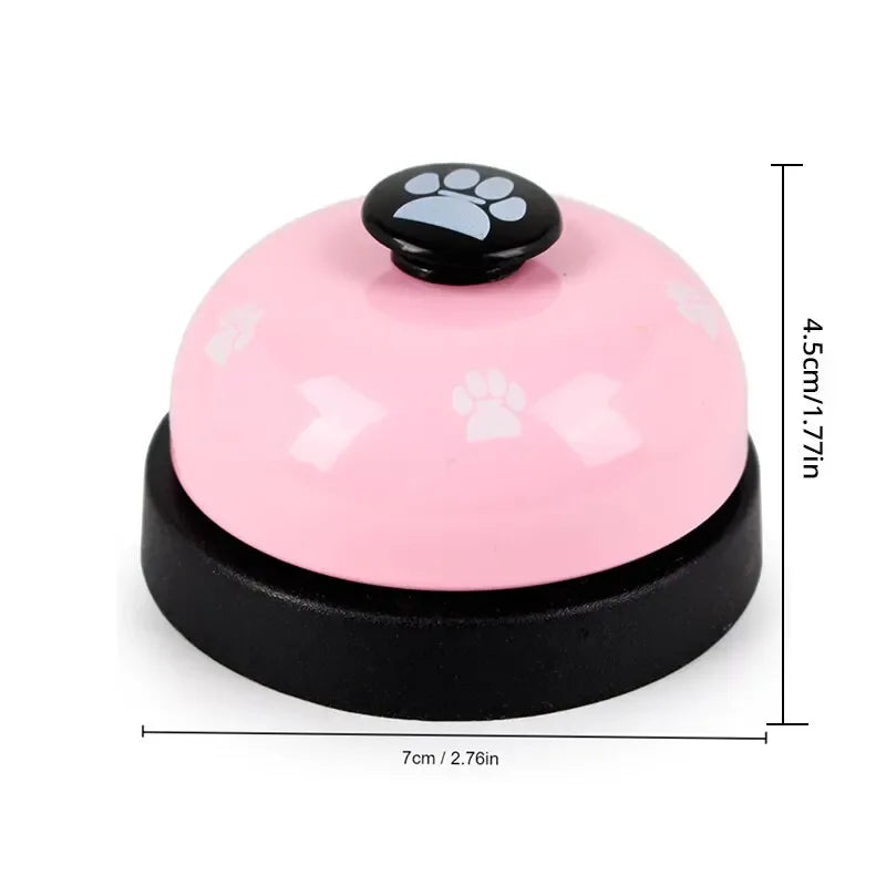 1pc Pet Toy Training Dinner Small Bell Footprint Dog Toys for Teddy Puppy Pet Call Puppy Accessories Pet Toys - Luvia