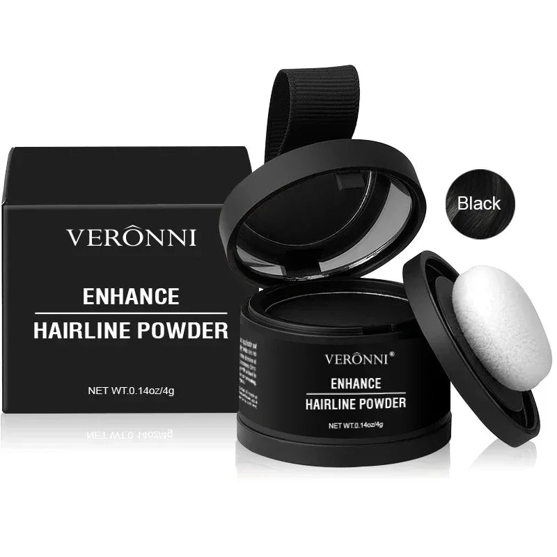14 Color Hair Line Powder Black Root Up Natural Instant Waterproof Hairline Shadow Concealer Coverage Paint Repair Fill In Hair - Luvia