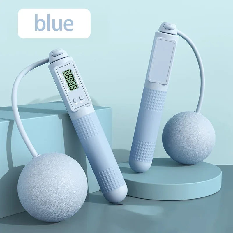 Jump Rope with Counter, Adjustable Skipping Rope with Calorie Counter, Smart Skipping Rope for Fitness Exercise and Weight Lose - Luvia