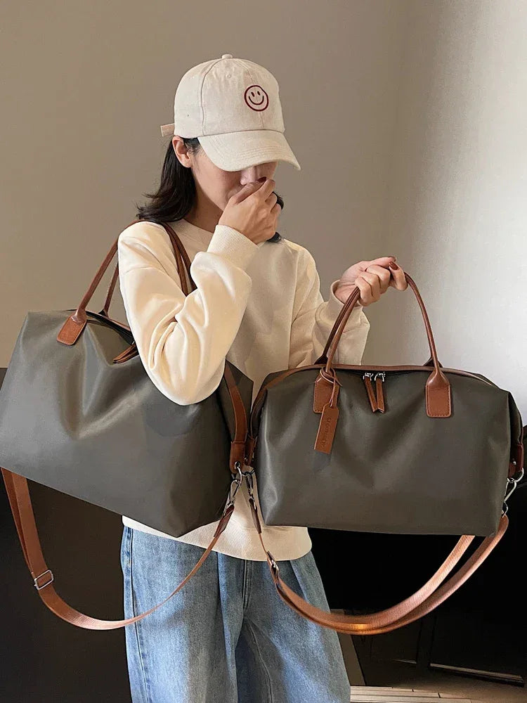 Large Capaci Commuter Tote Bag Women's Faionable Versatile Handbag Casual Travel Single oulder Crossbody Bag - Luvia