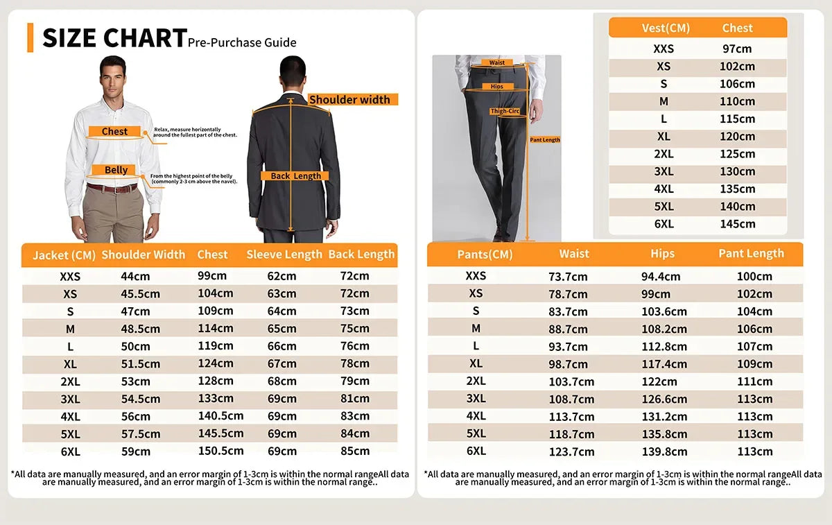 Formal Groom Wear 3 Piece (Blazer+ Vest + Pants) Men's Suit Fashion Business Gentleman Wedding Casual Plaid Cotton Linen Jacket - Luvia