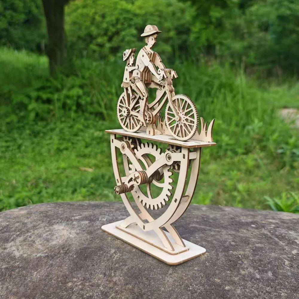 3D Wooden Puzzle DIY Wooden Puzzle Assembly High Difficulty Assembly Model Holiday Gift - Luvia