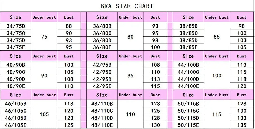 Seamless Bra for Women Plus Size Wireless Brassiere Lightly Lined Full Coverage Bra C D E Cup Sexy Bra Solid Padded Basic Femme - Luvia