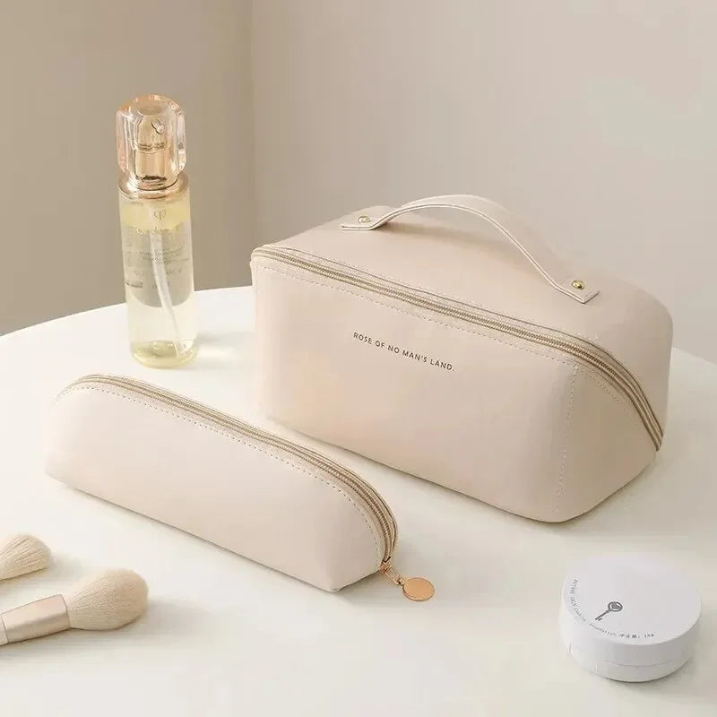 1/2Pcs Cosmetics Storage Kit Large Capacity Travel Toiletry Bag Makeup Bag Ins Advanced Sense Portable Cosmetic Storage Bag - Luvia