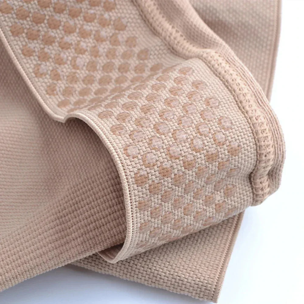 1Pair Relief Thigh High Graduated Compression Socks, 20-30 mmHg - Comfortable Unisex Design with Silicone Dot Band - Open Toe - Luvia