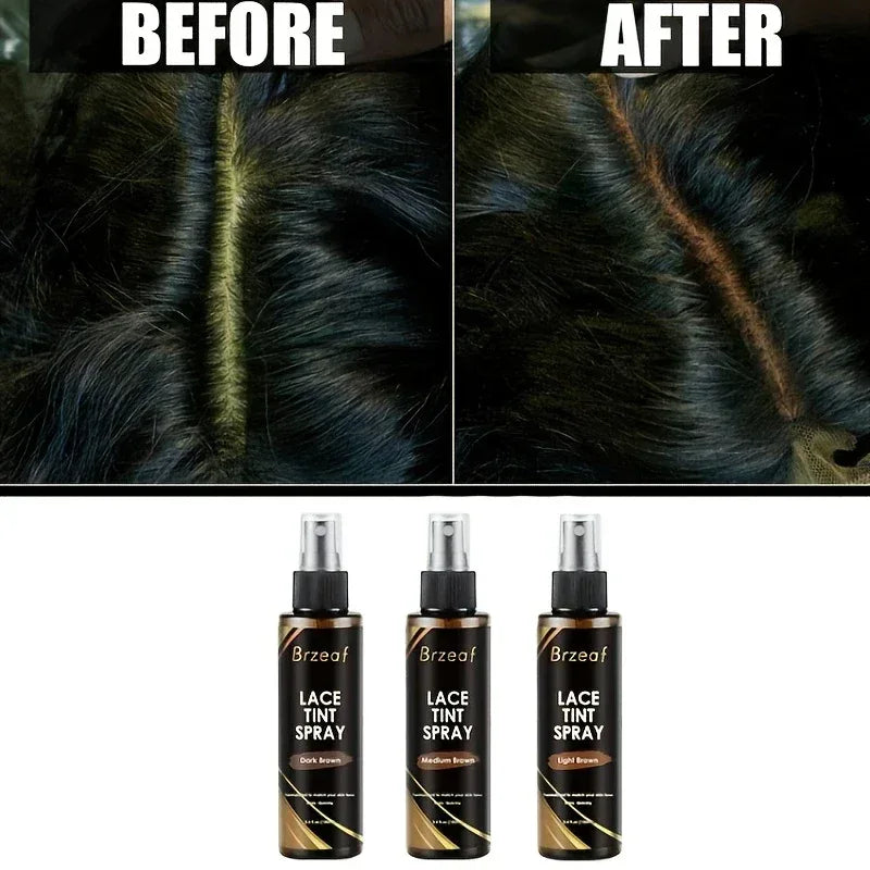 100ml Lace Melting Spray And Lace tint spray For Lace Wigs,Glueless,Natural Finishing Hold Dyed wig care spray for Women & Men - Luvia