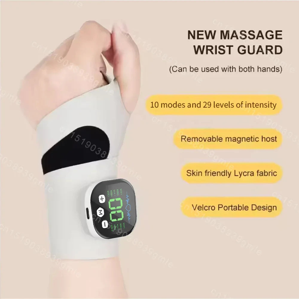 Intelligent Hand Massager with Heat Compression Therapy, Pain Relief Glove, Arthritis & Wrist Carpal Tunnel Neuropathy Circulat - Luvia