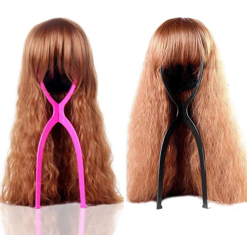 Wig Stand for All Wigs And Wig Storage Bags Adjustable Wig Bag with Drawstring Portable Travel Organizer for keep from Dirt Dust - Luvia