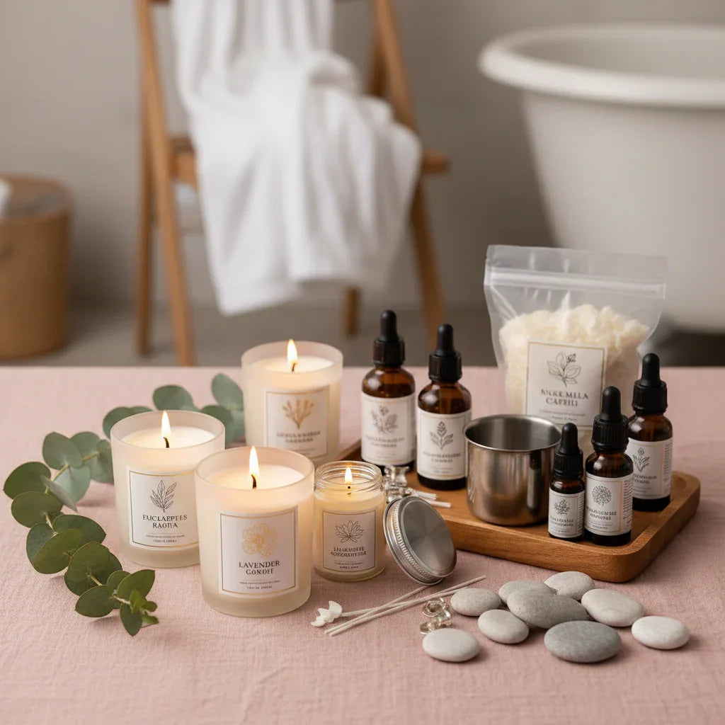 Home Spa Retreat - Aromatherapy & Relaxation Bundle - Luvia