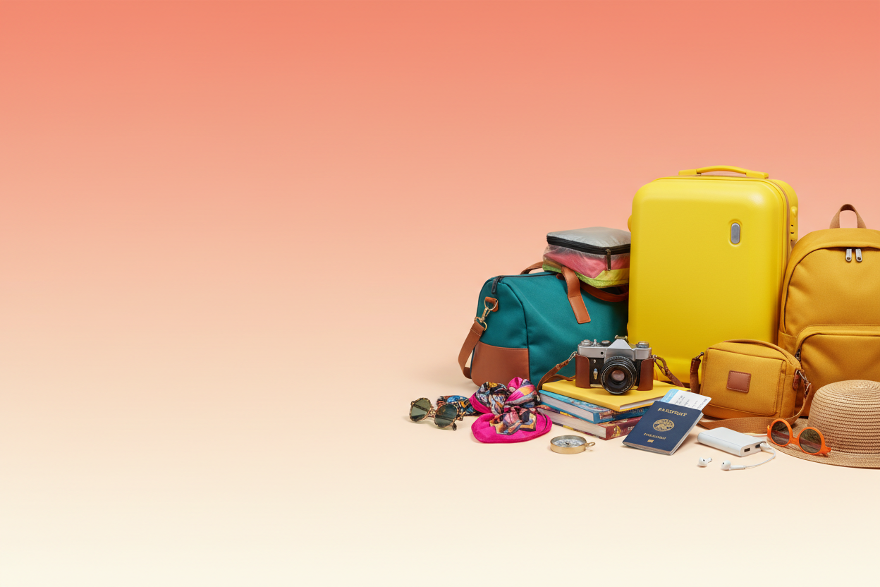 Travel Hero with Text Space